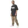 oversized-faded-t-shirt-faded-black-left-front-661e9dfb60841.png White OS T-Shirt