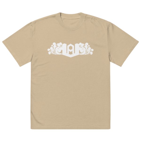 oversized-faded-t-shirt-faded-khaki-front-661e9dfb60c50.png White OS T-Shirt