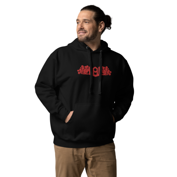 unisex-premium-hoodie-black-front-6626e18066187.png Red Logo Embroid Hoodie