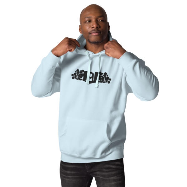 Black Logo Embroid Hoodie